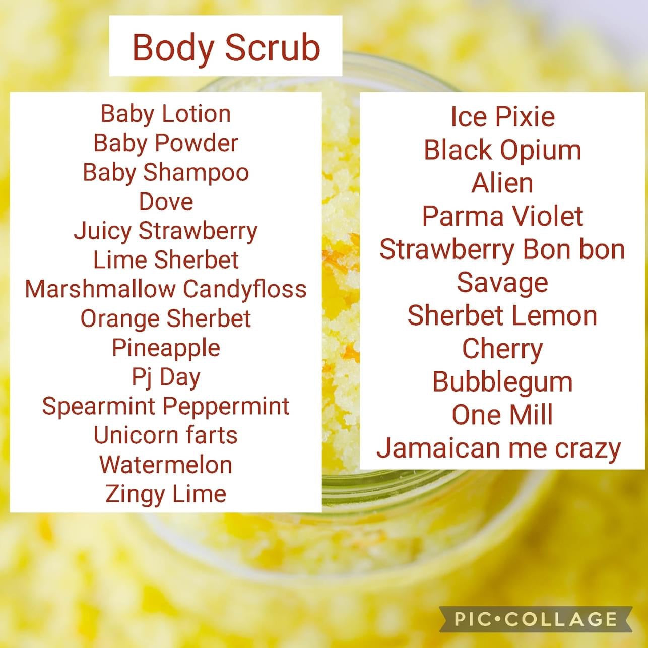 body scrub